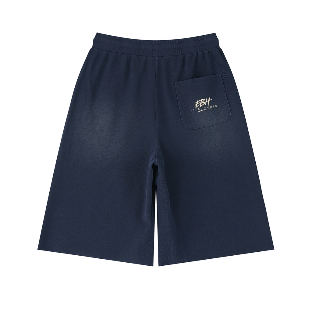 GROUNDED Raw-Edge Shorts