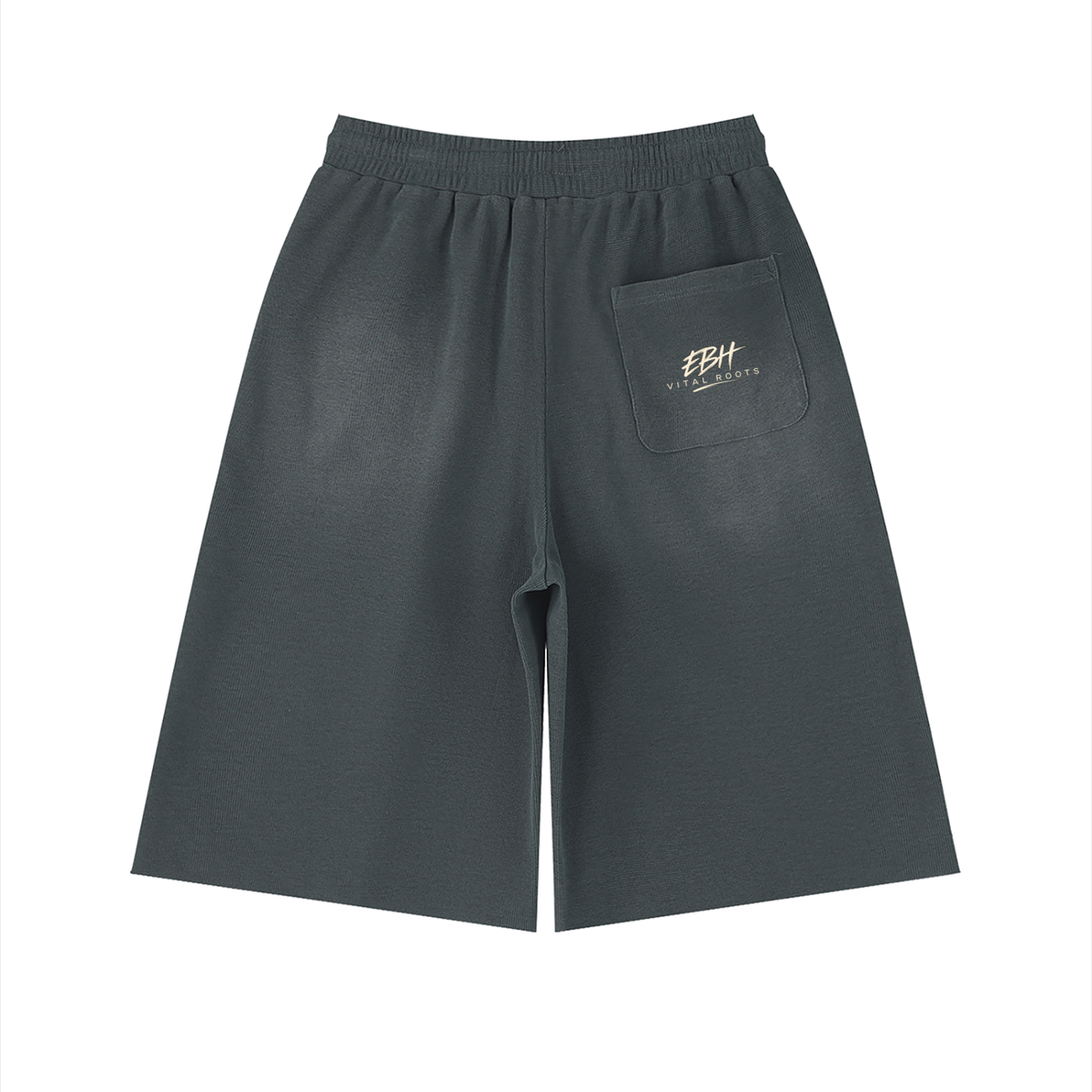 GROUNDED Raw-Edge Shorts