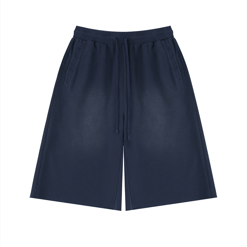 GROUNDED Raw-Edge Shorts