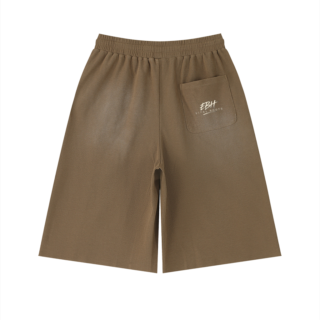 GROUNDED Raw-Edge Shorts