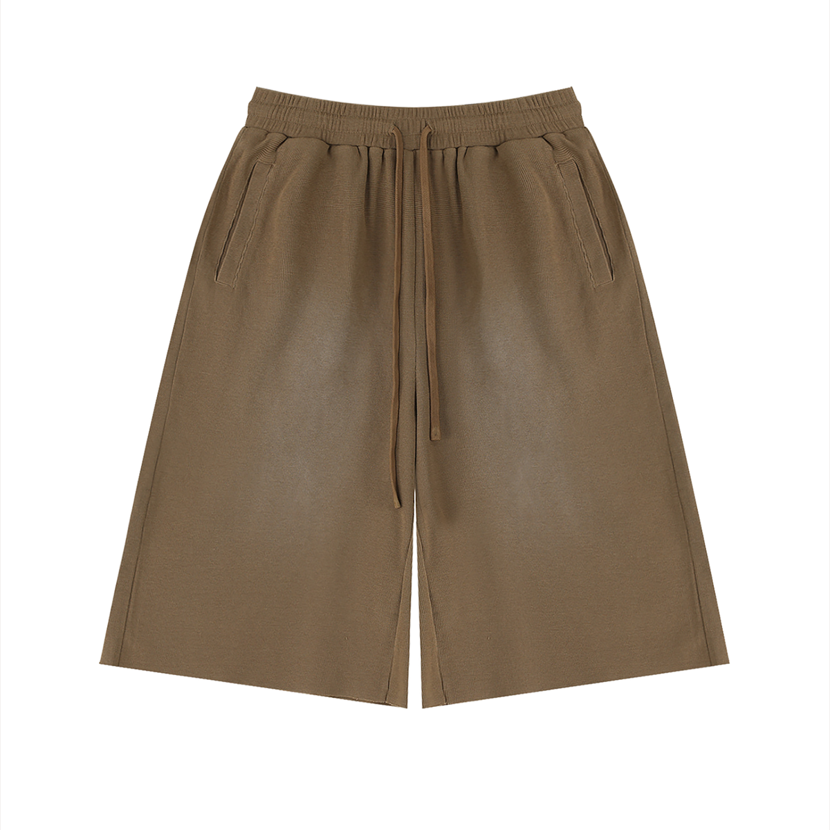 GROUNDED Raw-Edge Shorts