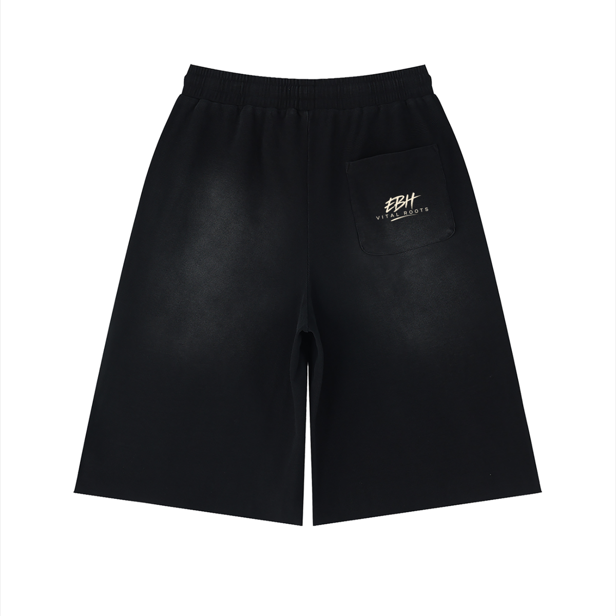 GROUNDED Raw-Edge Shorts