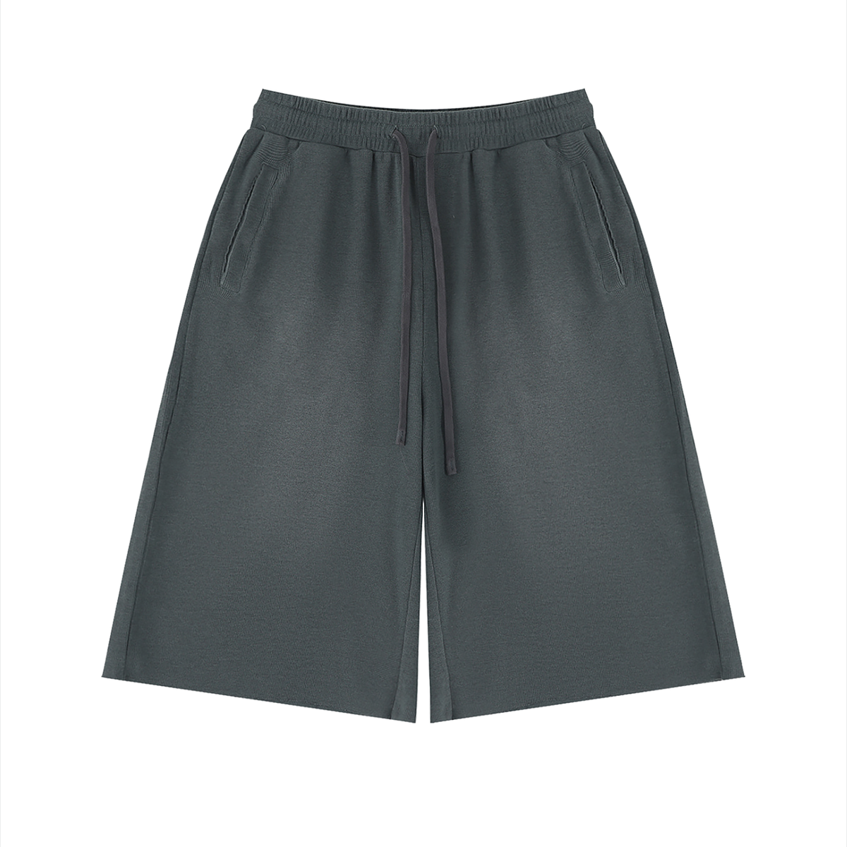 GROUNDED Raw-Edge Shorts