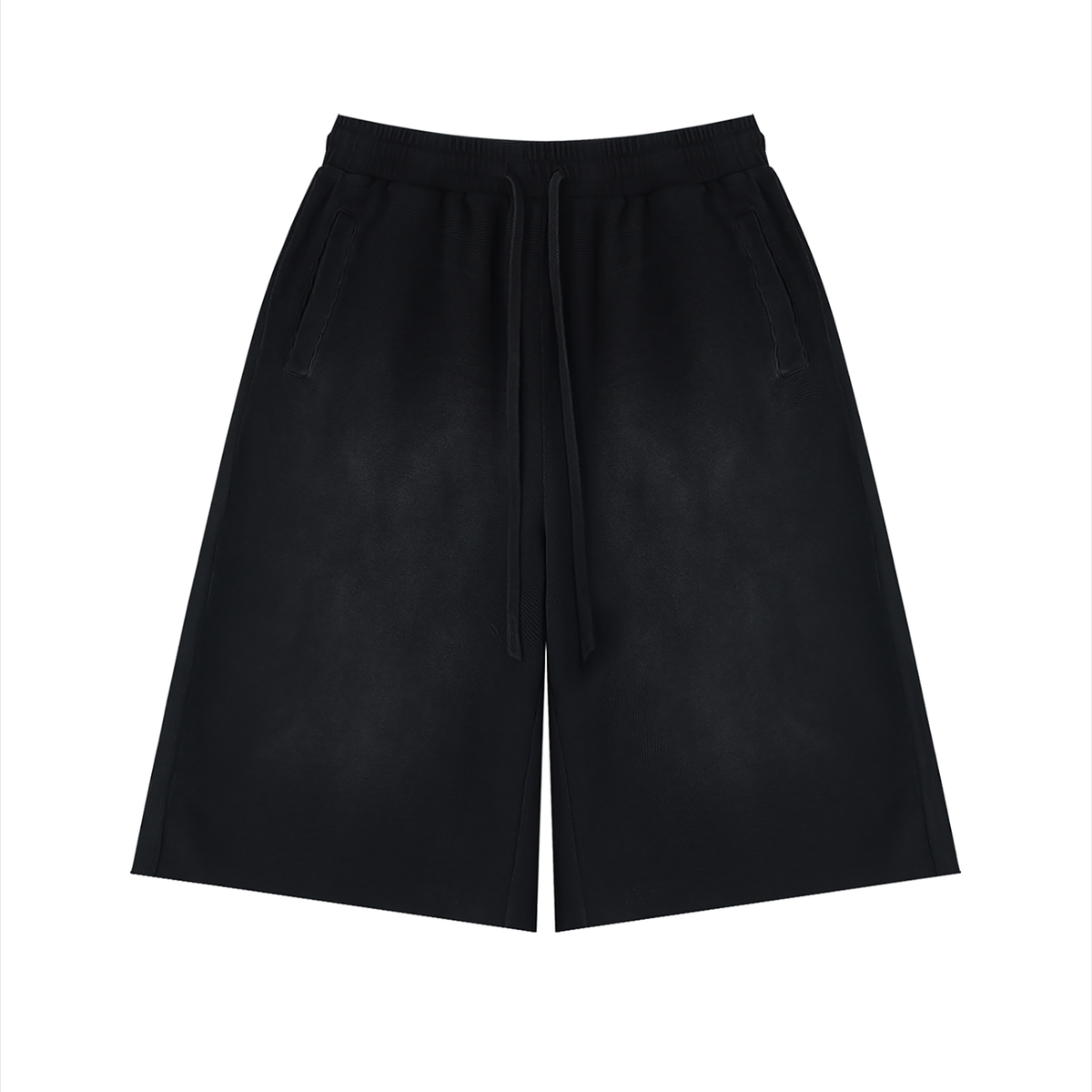 GROUNDED Raw-Edge Shorts